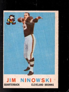 1959 TOPPS #125 JIM NINOWSKI EXMT (RC) BROWNS *X87259