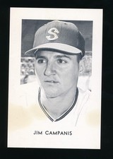 1966 Seattle Popcorn (PCL) -JIM CAMPANIS (Seattle Angels) -Dodgers, Royals