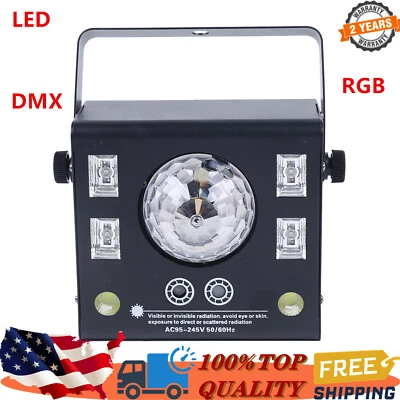 New 4 in 1 Mixed LED Light Party DJ Disco Lights Effect Pattern Strobe Light - Image 1 of 4