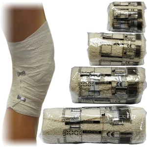 Steroplast Premium schwere Kreppbandage Verbände CE-geprüft, 4 Größen