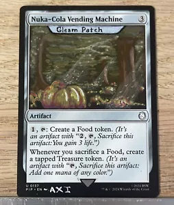 Nuka-Cola Vending Machine (ALTER) Hand Painted MTG Card. Commander. 1 Of 1 Rare - Picture 1 of 13