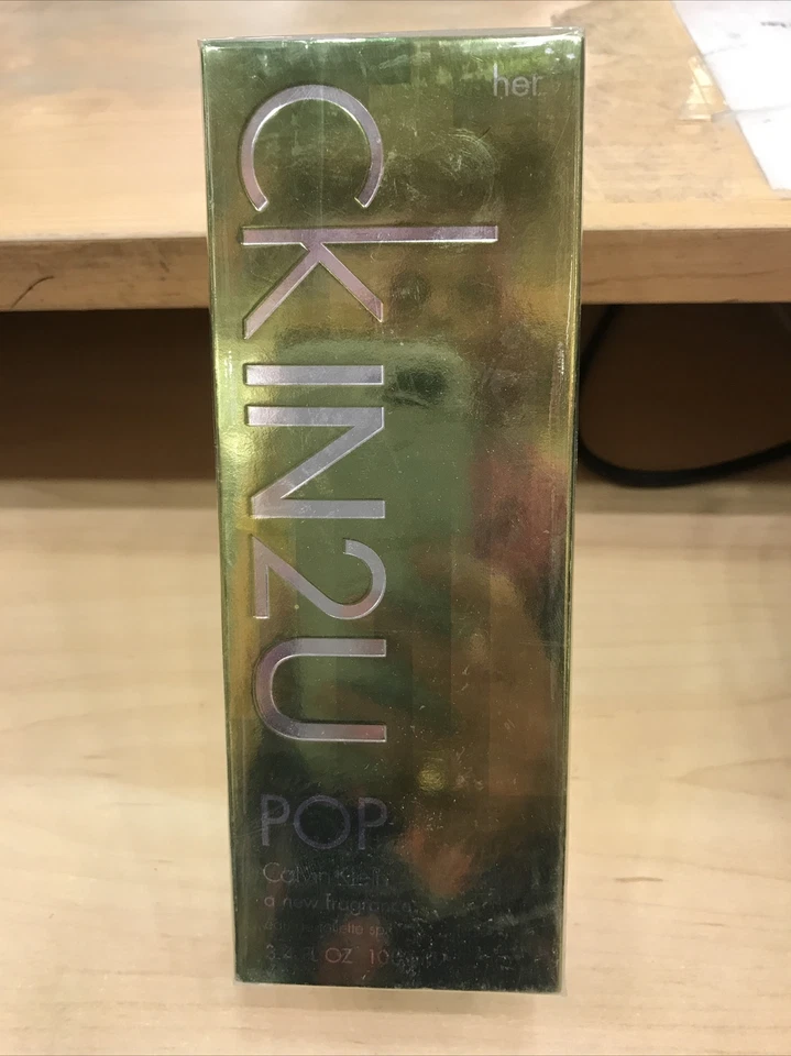 CKIN2U POP for her por Calvin Klein 3,4 oz Eau De Toilette spray feminino novo em caixa lacrada - Imagem 1 de 1