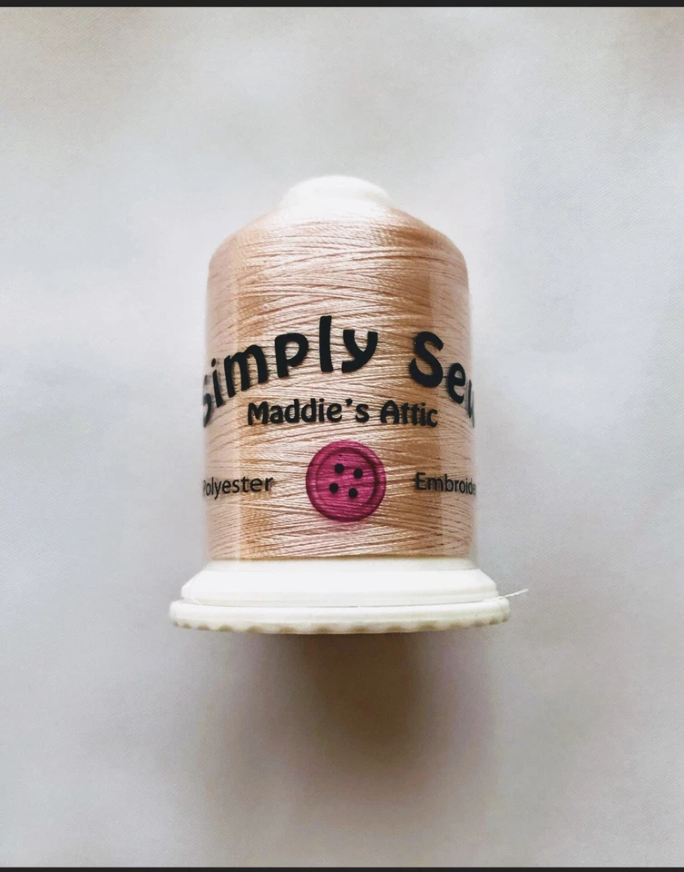 1100 Yards Peach Polyester Embroidery Sewing Thread FREE SHIPPING to US - Image 1 of 1