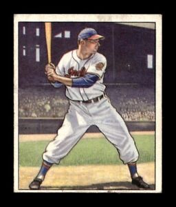 1950 Bowman #7 Jim Hegan Indians EX *e5