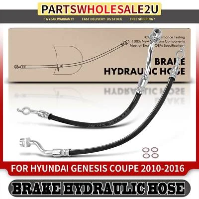 Manguera hidráulica de freno trasero derecho y derecho 2 piezas nueva para Hyundai Genesis cupé 2010-2016 Foto 1 de 4