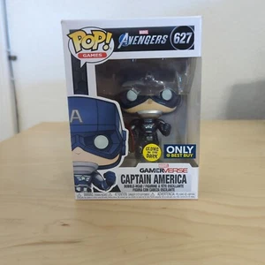 Funko Pop! Vinyl: Marvel Captain America (Glows in the Dark) - Best Buy *Box Dmg - Picture 1 of 8