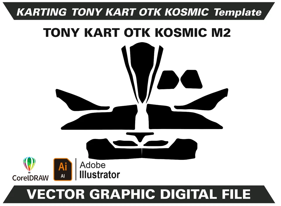 Karting TONY KART OTK KOSMIC M2 Templates Vector Format  AI EPS CDR K30 - image 1 of 1