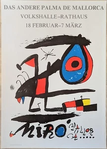 Poster Plakat - Miro - Serie Mallorca - Das andere Mallorca - Volkshalle 1970er - Picture 1 of 1