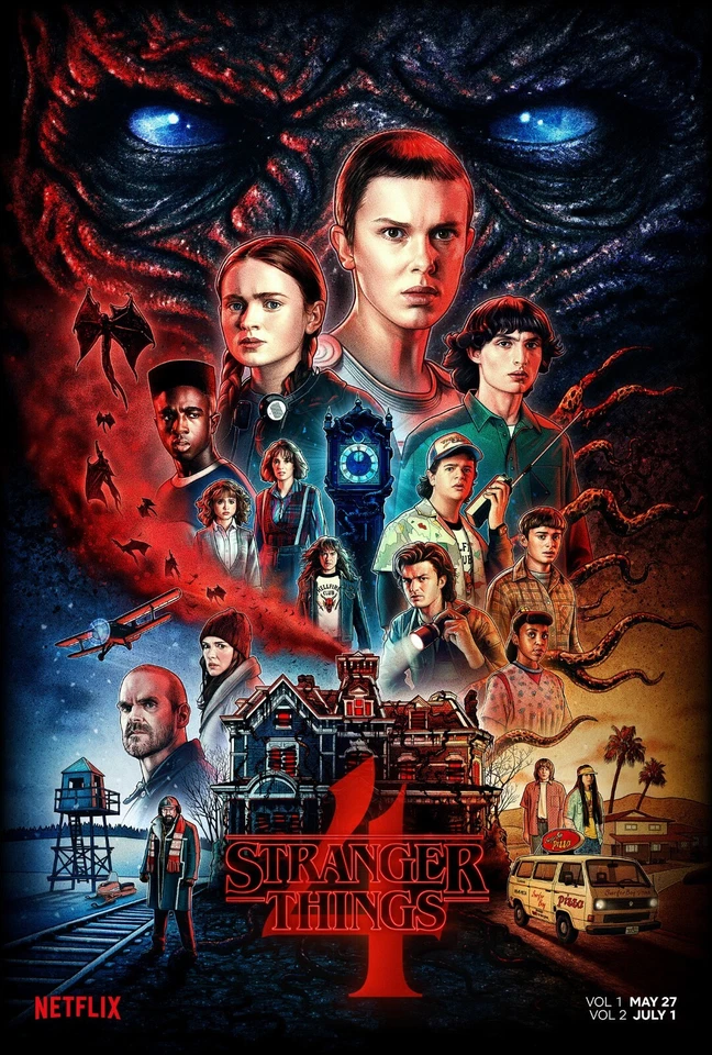 Stranger Things poster (S4)  -  11 x 17 inches - Image 1 of 1