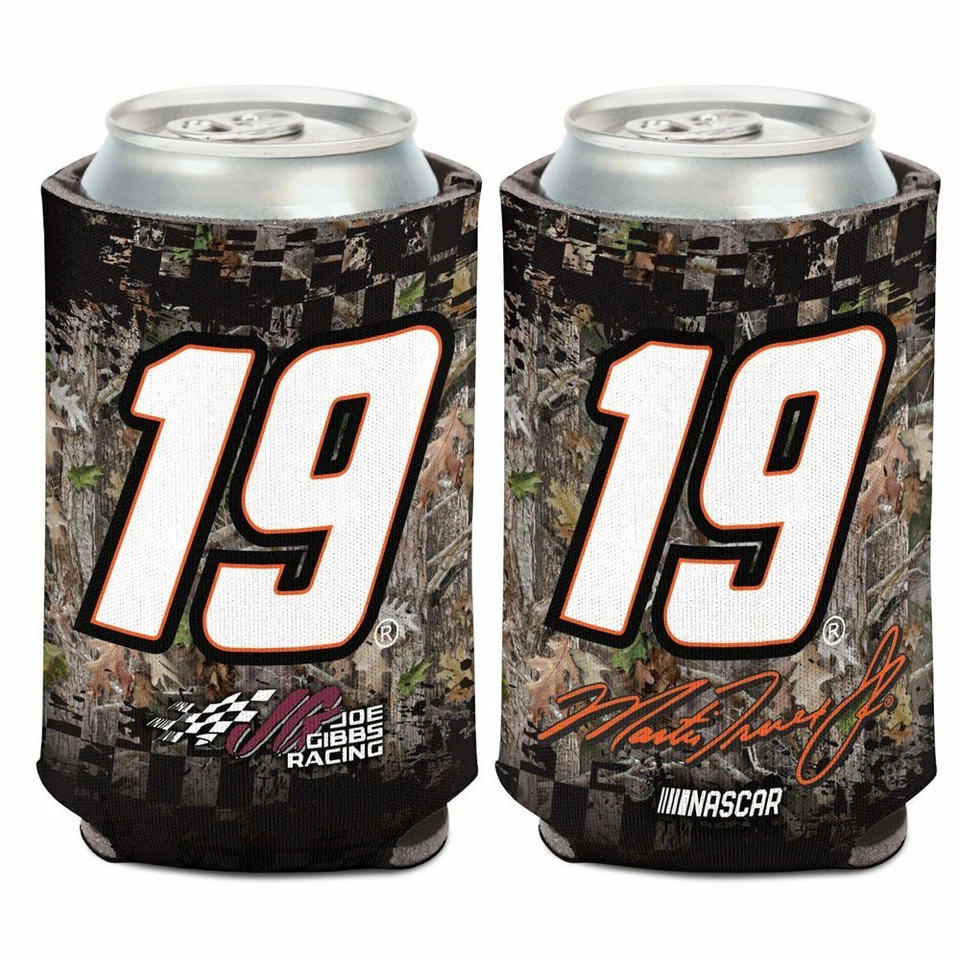 Martin Truex Jr 2022 Wincraft #19 True Timber Camo 12oz Can Coolie FREE SHIP! - Image 1 of 1