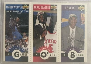 🔥 96 Collectors Choice UD Kobe Bryant Jermaine O'Neal Kevin Garnett Rookie RC - Foto 1 di 2