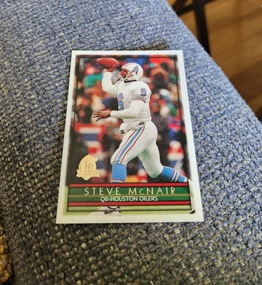 1996 Topps Football Steve McNair #240 Houston Oilers Tennessee Titans - Image 1 of 2