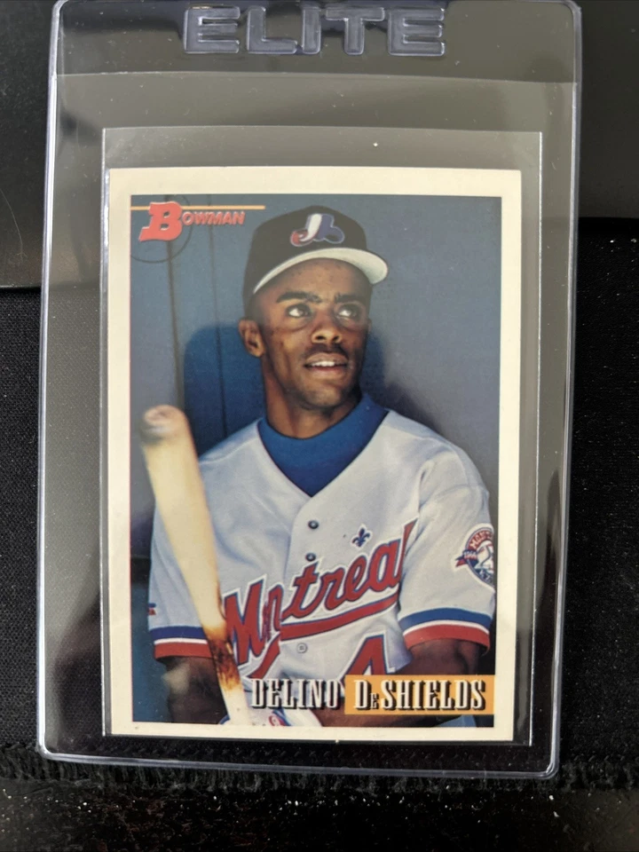 Delino DeShields 1993 Bowman #424 Montreal Expos Baseball Card NM A - Image 1 of 1