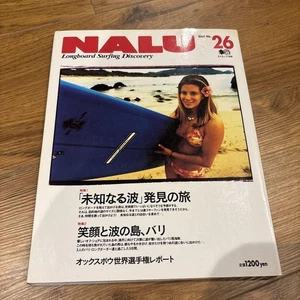 Nalu No. 26 Longboard Surfing Magazine 2001 Used Japanese Surfing Literature - Picture 1 of 4