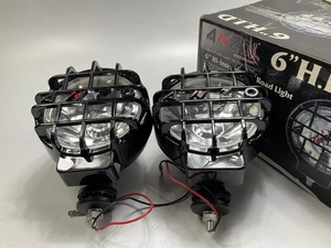 DAMAGED WIRE - Anzo USA 861096 6" HID Off-Road Driving Light Lamps With Covers - Picture 1 of 7