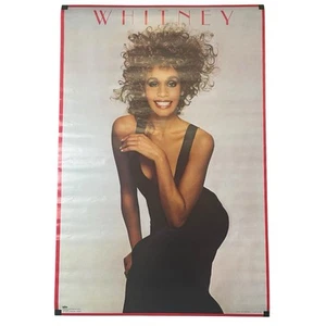 WHITNEY HOUSTON poster originale vintage 1987 NOS Winterland 24" x 36" RARO - Foto 1 di 8