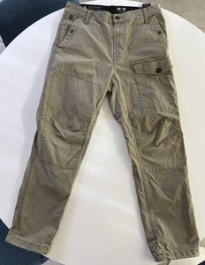 G Star Raw Cargo Pants Mens W32 L28 Torrick Relaxed Straight Leg Green Pockets - Picture 1 of 10