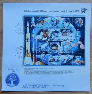 20 First Day of Issue Stamped Envelope 1994 - Anniv. 1st Manned Lunar Landing - Picture 1 of 4