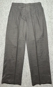 Vintage Yale Trouser Collection Dress Pants Mens 34X30 Wool Blend Pleated 90s - Picture 1 of 14