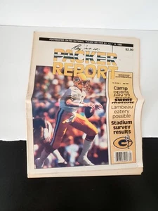 Green Bay Packers "Packer Report" Newspaper, (July 1992), (Don Majkowski Cover) - Picture 1 of 6