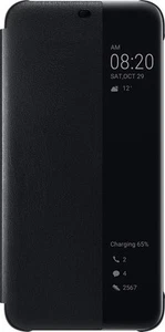 Original Huawei Mate 20 Lite Smart View Flip Cover Wallet Sleep Wake Schwarz - Bild 1 von 12