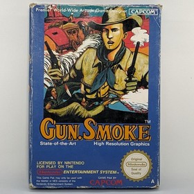 Nintendo NES Gun.Smoke PAL-A (UKV) Video Game CIB [Very Good Condition]