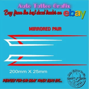 PINSTRIPE DECAL STICKER FOR HOT ROD RAT ROD HORSE FLOAT CARAVAN CAMPER STICKERS - Bild 1 von 7