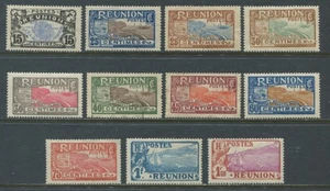 Reunion 1907-1930 various values mint o.g. hinged - Picture 1 of 1