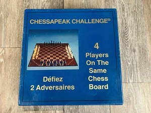 Chessapeak Challenge Game VINTAGE 2-4 Player Chess with Instructions Complete - Picture 1 of 16