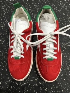 Damen-Sneaker Mia Größe 6 grün weiß und rot neu - Bild 1 von 5