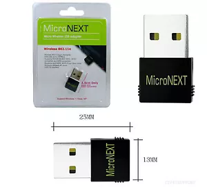 Mini USB WIFI Dongle Wireless N Adapter 802.11n Network Adaptor 150mbps RRP £20 - Picture 1 of 1