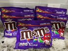 Lot of 5 Bags M&M's Dark Chocolate Candies Sharing Size 9.40 oz
