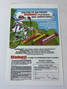 1985 Starburst ad page ~ SCHWINN BMX PREDATOR bicycle - Picture 1 of 1
