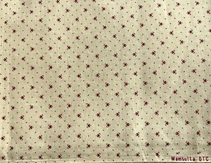 Mini estampado vintage de tela de algodón para corazones Wamsutta por 1/2 yarda - Imagen 1 de 5