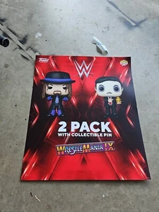 Funko Wwe Wrestle Mania IX  Gamestop Poster 28 Inch X 24 Inch - Picture 1 of 5