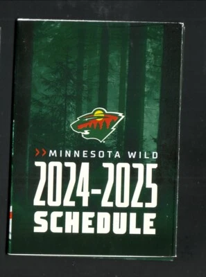 Minnesota Wild Matt Boldy 2024-25 horario de bolsillo Foto 1 de 2