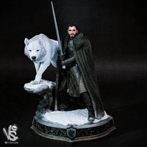 game of thrones Jon Snow statue figure resin 1/10 unpainted - Imagen 1 de 4