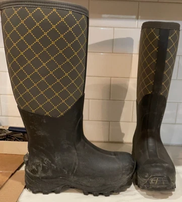 Botas de lluvia Itasca para mujer 6 Brook a cuadros botas de lluvia 3M aislantes impermeables Foto 1 de 4