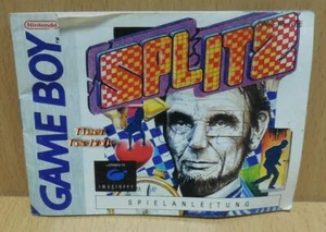 Splitz Nintendo Gameboy Anleitung Spieleanleitung Imagineer* spa02 - Bild 1 von 3
