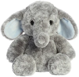 ebba - Emery Elephant - 13" Blue Playful Baby Stuffed Animal - Picture 1 of 4