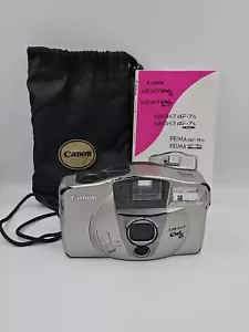 Canon Sure Shot AF-7s 35mm Point and Shoot Camera AF7 Sureshot Date Tested READ - Picture 1 of 12