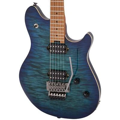 Guitarra Eléctrica EVH Wolfgang Standard QM Diapasón de Arce Horneado, Ráfaga de Cloro Foto 1 de 4