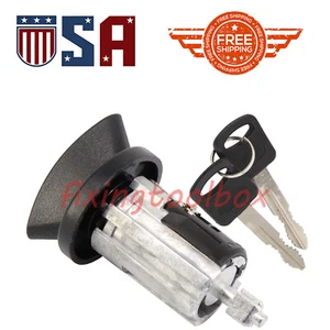 Para Ford F250 F350 Super Duty 97-07 Interruptor de encendido Bloqueo Cilindro Vaso 2 llaves - Imagen 1 de 9
