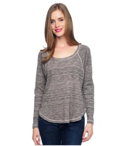 NUEVO CON ETIQUETAS $98 XS ESPLÉNDIDO Mármol Térmico Manga Larga Top Sudadera Suéter Agua de Rosas - Imagen 1 de 3