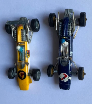 Corgi Toys - 2 Cooper Maserati Formula I - der gelbe mit Steuerung - Länge 9 cm - Bild 1 von 4