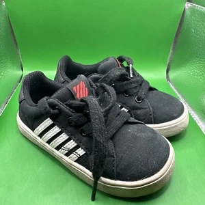 K-Swiss Classic Black/White Toddler Kids Sneakers Tennis Shoes US Size 8 - Picture 1 of 7