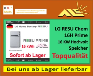 1A LG RESU Chem 16H Prime, n. produttore EH257064P8S8, fattura con IVA 0% - Foto 1 di 4