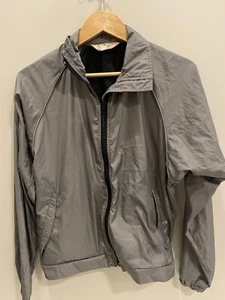 VTG LL Bean Rain Jacket Men's Gray SZ M - Picture 1 of 3