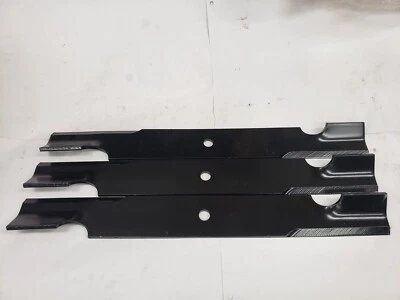 Cantidad-3 21" Ferris FS0019 hoja de elevación alta con muescas para cubiertas de 61" montaje medio ZTR Foto 1 de 4