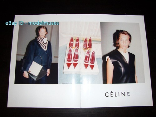 CELINE rivista 2 pagine STAMPA ANNUNCIO autunno 2012 DARIA WERBOWY juergen teller
